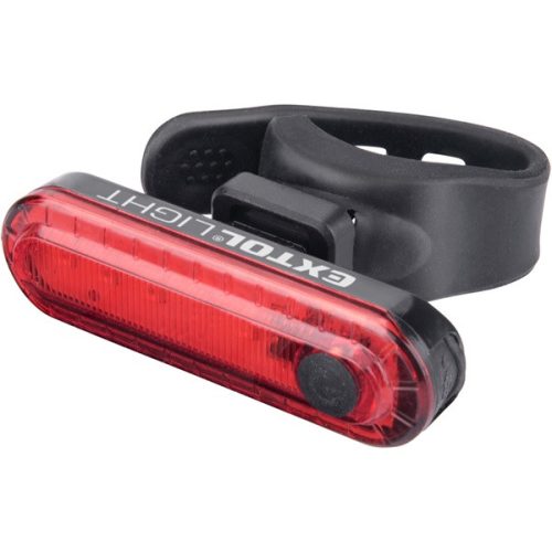 EXTOL LIGHT 43138 LED lámpa, biciklis, hátsó piros LED; 30 Lm, ABS ház, USB újratölthető beépített Li-polimer akku, 220 mAh ( 43138 )