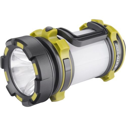 EXTOL LIGHT 43140 LED lámpa, tölthető; 350 Lm, cserélhető Li-ion akku, 2600 mAh, powerbank funkció, cseppálló ( 43140 )