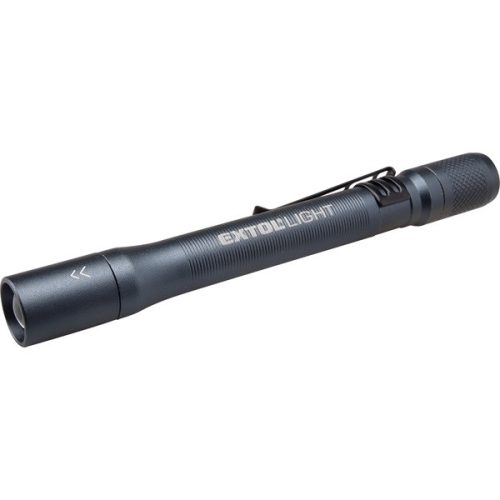 EXTOL LIGHT 43152 LED lámpa, CREE XPE, 100Lm, 3 funkció; (teljes/harmad fényerő+ villogás), ALU ház, elem nélkül, IP54 ( 43152 )