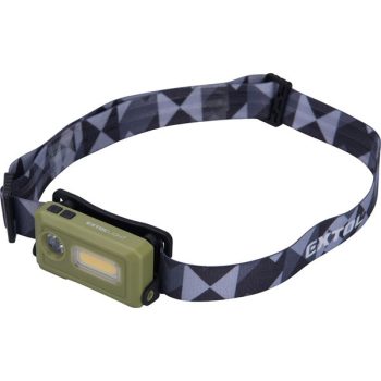   EXTOL LIGHT 43184 LED fejlámpa, SMD+COB, 140 Lumen; tölthető akkuval, 8 funkció, cseppálló IPX4 ( 43184 )