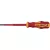 EXTOL PREMIUM 53073 csavarhúzó szigetelt 1000V, lapos 2,5×80 mm, CrV., VDE, GS ( 53073 )
