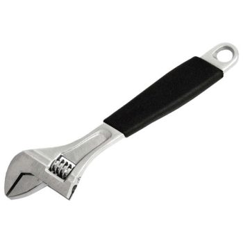   EXTOL CRAFT 6504 állítható villáskulcs 300×35mm, 12", mm-es beosztás, gumírozott nyél ( 6504 )