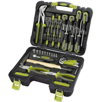   EXTOL CRAFT 6599 szerszámkészlet, 57db, 1/4" CV.; 10 dugófej(4-13mm), racsnis kar+fogók,csavarhúzók,órás csavarhúzók, imbuszkulcs,BIT-ek ( 6599 )