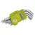 EXTOL CRAFT 66000 imbuszkulcs klt., rövid, Cr40 gömbfej, TÜV/GS; 9db, 1,5-10mm, bliszteren ( 66000 )