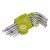 EXTOL CRAFT 66010 TORX kulcs klt., rövid, Cr40, TÜV/GS; 9db, T10-T50, bliszteren, egyik vége lyukas ( 66010 )