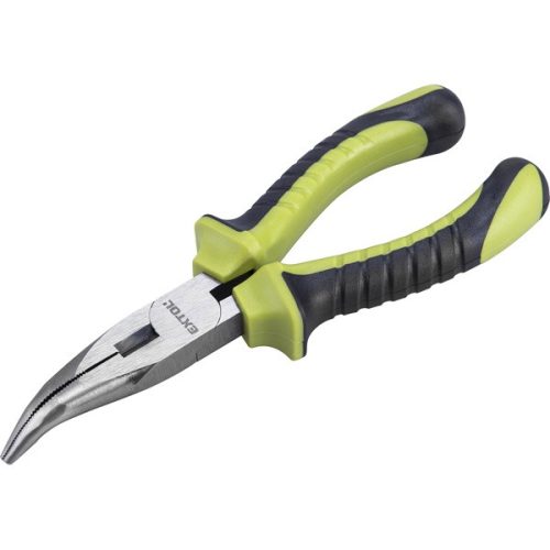 EXTOL CRAFT 7022 hajlított csőrű rádiós fogó, 160mm ( 7022 )
