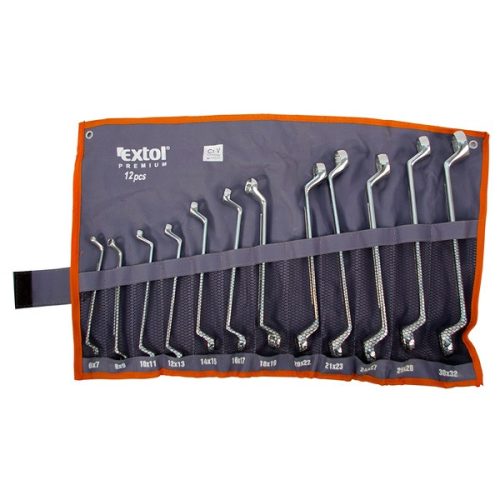 EXTOL PREMIUM 8631142 csillagkulcs klt., 12db; 6-32mm, CrV. vászon tartóban ( 8631142 )