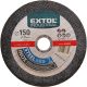EXTOL INDUSTRIAL 8701000 vágókorong ipari, acélra/inoxra; 115×1,0×22,2mm ( 8701000 )