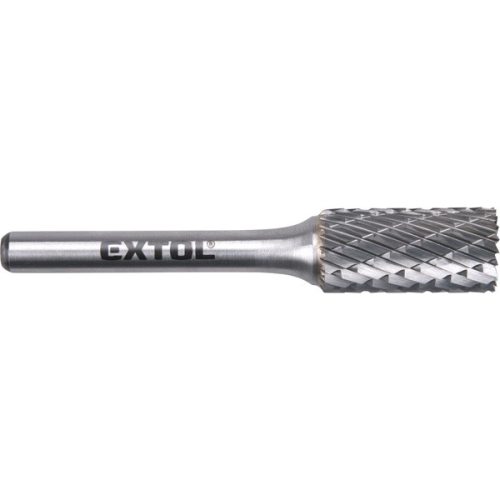 EXTOL INDUSTRIAL 8703715 keményfém turbómaró (rotormaró), hengeres, átmérő 12×25mm/szár 6mm, keresztfogazás ( 8703715 )