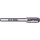 EXTOL INDUSTRIAL 8703724 keményfém turbómaró (rotormaró), hengeres, kerek orrú, átmérő 10×20mm/szár 6mm, keresztfogazás ( 8703724 )