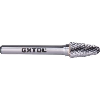   EXTOL INDUSTRIAL 8703754 keményfém turbómaró (rotormaró), íves, kerek orrú, átmérő 10×20mm/szár 6mm, keresztfogazás ( 8703754 )
