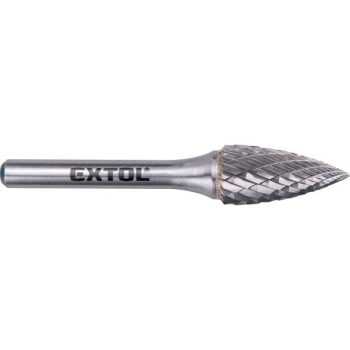   EXTOL INDUSTRIAL 8703765 keményfém turbómaró (rotormaró), íves, hegyes orrú, átmérő 12×25mm/szár 6mm, keresztfogazás ( 8703765 )