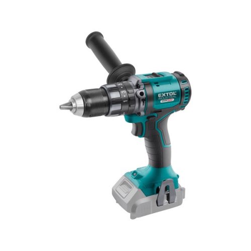 EXTOL INDUSTRIAL 8791803 akkus ütvefúró és csavarozó, Share20V, 20V, Li-ion; 80Nm, AKKU és TÖLTŐ NÉLKÜL ( 8791803 )