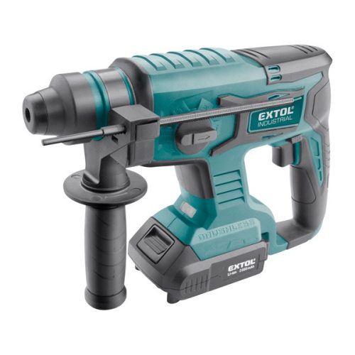 EXTOL INDUSTRIAL 8791818 akkus ütvefúró SDS Plus, Share20V, 20V, Li-ion, 1db akku, 1db töltő, 2000 mAh, 1,7J ( 8791818 )