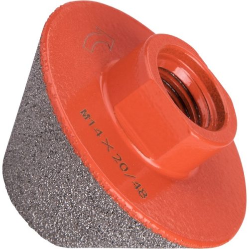 EXTOL PREMIUM 8801853 lyukmaró, csonkakúp (lyuktágító/lyukfúró/furat csiszoló) csempére, gyémánt bevonat; 48mm × M14, sarokcsiszolóra ( 8801853 )
