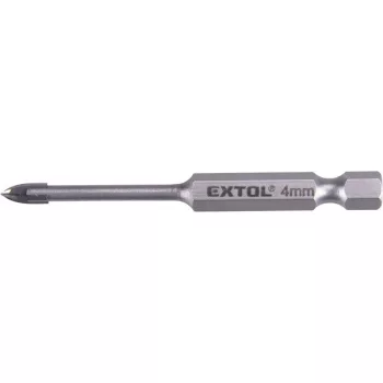   EXTOL PREMIUM 8801884 fúró üvegre, kerámiára és csempére, keményfém lapkás; 4×70mm, 1/4" hatszög befogás ( 8801884 )
