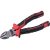 EXTOL PREMIUM 8813197 oldalcsípő fogó, 190mm, duál vörös/fekete TPR nyél, 20% extra erőkifejtés, akasztós szerszámtartó ( 8813197 )