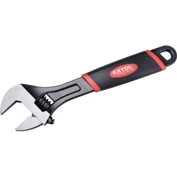   EXTOL PREMIUM 8816305 állítható villáskulcs, 250 × 27 mm, kovácsolt, CrV., 10", nikkelezett ( 8816305 )