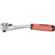 EXTOL PREMIUM 8816454 racsnis hajtókar, CV., 45 fog, hajlított szár, csúszásgátló TPR markolat; 1/4", 153 mm ( 8816454 )