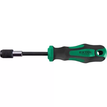  EXTOL PREMIUM 8819219 csavarhúzó markolat, gyorskioldóval és mágneses csavarbehajtóval; CV., 1/4"×175mm ( 8819219 )