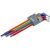 EXTOL PREMIUM 8819315 imbuszkulcs klt., 9db, több színű, extra hosszú; gömbfej, 1,5-10mm, CV., 90-230mm ( 8819315 )