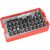EXTOL PREMIUM 8819641 behajtó klt. 33 db Cr.V., lapos:3-6mm, PH1-3, PZ1-3, HEX 1,5-6mm, TTa 10-40, övre akasztható műanyag tartóban ( 8819641 )