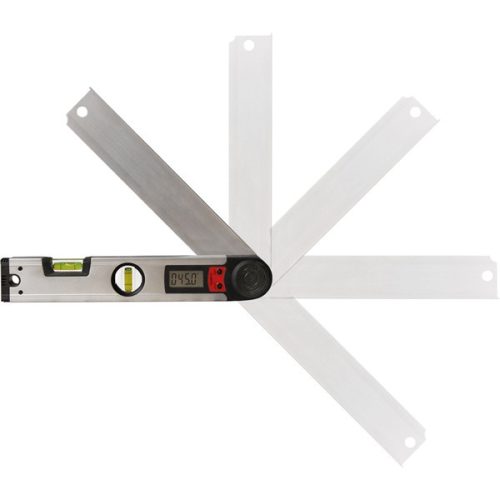 EXTOL PREMIUM 8823501 vízmérték, digitális szögmérővel,  305mm, 2 libella, ±0,5mm/1m, illetve 0-225°, ±0,3°,  LCD kijelző ( 8823501 )