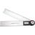 EXTOL PREMIUM 8823510 digitális szögmérő-vonalzó, szög- és hosszmérésre, 0-360°, pontosság: ±0,3°, 2×200 mm, Alu szár mm és coll beosztással ( 8823510 )