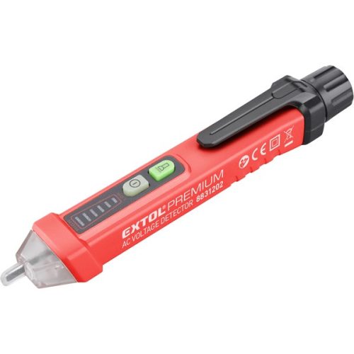 EXTOL PREMIUM 8831202 fáziskereső, érintés nélküli (feszültségvizsgáló) 12-1000V AC, 156 mm, CE ( 8831202 )