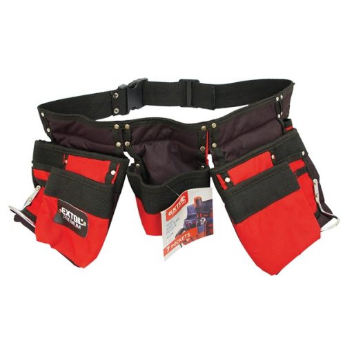 EXTOL PREMIUM 8858000 szerszámtartó öv, 7+5 zseb, nylon szövet, műanyag csat ( 8858000 )