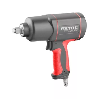   EXTOL PREMIUM 8865016 légkulcs, 1/2", 800Nm, erős, 3 fokozatú (Twin Hammer), 7000 1/min, 142l/min, 6,3 Bar, 3/8" tömlőcsatlakozó, 2,4kg ( 8865016 )