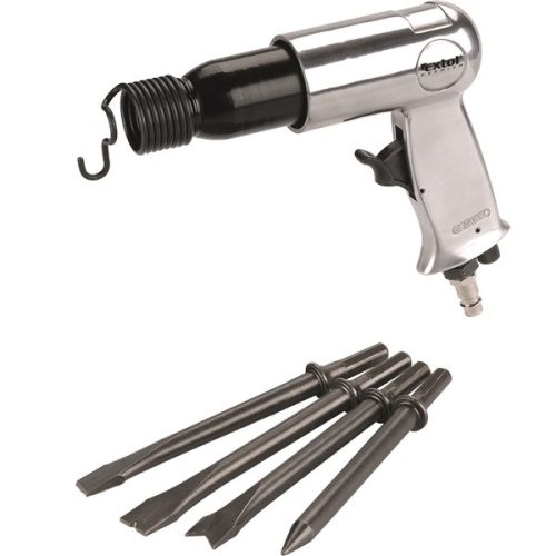EXTOL PREMIUM 8865022 pneumatikus vésőgép, 10mm (3/8") befogás, 3500 ütés/perc, 136l/perc, 6,3 Bar, 1/4" tömlőcsatl.,1,3 kg ( 8865022 )