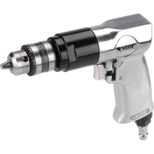 EXTOL PREMIUM 8865025 pneumatikus fúrógép,1-10mm befogás, kulcsos tokmány (3/8"-24UNF) 1.800 1/min, 113l/min, 6,3 Bar, 1/4" tömlőcsatl.,1,1 kg ( 8865025 )