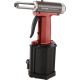 EXTOL PREMIUM 8865070 pneumatikus popszegecshúzó; ALU, réz, acél, INOX szegecsekhez, 2,4-3,2-4,0-4,8mm, 1/4" csatlakozó, üzemi nyomás: 4-5 Bar ( 8865070 )
