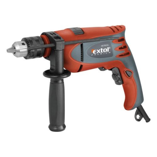 EXTOL PREMIUM 8890012 ütvefúrógép 750W, 0-3000 ford/perc, kulcsos tokmány, 1,5-13mm, papírdobozban ( 8890012 )