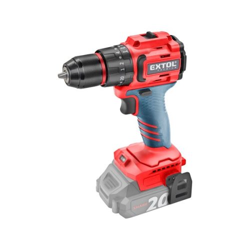 EXTOL PREMIUM 8891807 akkus ütvefúró- és csavarozó, Share20V, 20V, Li-ion, 50Nm, AKKU és TÖLTŐ NÉLKÜL!, akku és töltő külön rendelhető ( 8891807 )