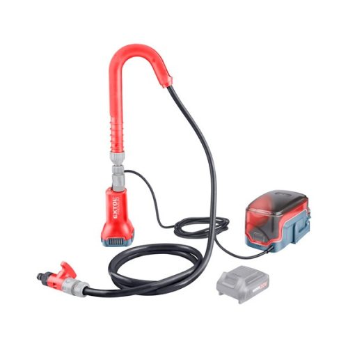 EXTOL PREMIUM 8891931 akkus esővíz (hordóürítő) szivattyú, Share20V, 80W, szállító telj: 1,9 m3/h, Li-ion,  AKKU és TÖLTŐ NÉLKÜL! ( 8891931 )