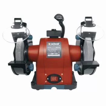   EXTOL PREMIUM 8892120 kettős köszörűgép 520W, száraz, 200×16×25mm, (P36, P80), 2950 ford/perc, 19kg, lámpával ( 8892120 )