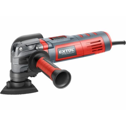 EXTOL PREMIUM 8894100 multifunkciós szerszámgép, 400W; szabályozható rezgésszám: 15.000-22.000/perc, 5 db cserélhető fej, 1,5 kg ( 8894100 )