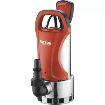   EXTOL PREMIUM 8895009 szennyvíz búvárszivattyú, úszókapcsolóval, 1100W,  INOX ház, szállító teljesítmény: 18,5m3/h, max. száll.8m ( 8895009 )