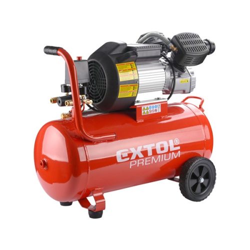 EXTOL PREMIUM 8895320 olajos légkompresszor, 2200W, 50l tartály, 8 bar; 356 l/min ( 8895320 )