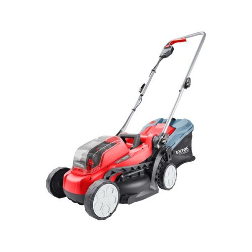 EXTOL PREMIUM 8895720 akkus fűnyíró gép, Garden20V, 20V, 2×2000mAh, Li-ion, vágási kapacítás 33cm, állítható magasság, szénkefe mentes ( 8895720 )