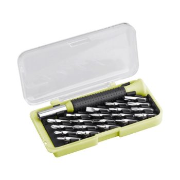   EXTOL CRAFT 919601 órás csavarhúzó klt. 22 db C.V. bitekkel; lapos 1,5-3mm, PH000-PH1, PZ0-PZ1, imbusz: 1,5-3mm, torx: T6-20 ( 919601 )