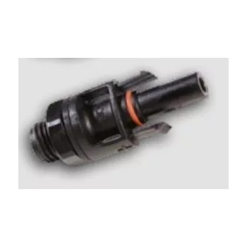   Fanton A99921 MC4 szolár fotovoltaikus csatlakozó aljzat (beépíthető anya), 2,5/6mm2, 25A/35A, fekete IP68-as hüvely MC4 Fanton (rögzíthető) - TÜV DIN V VDE 0126