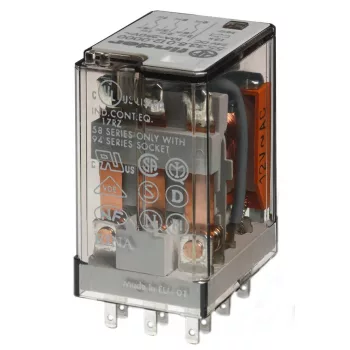 Finder 55.33.8.230.0000 miniatűr ipari relé 10 A 3 váltóérintkező 230 V AC AgNi