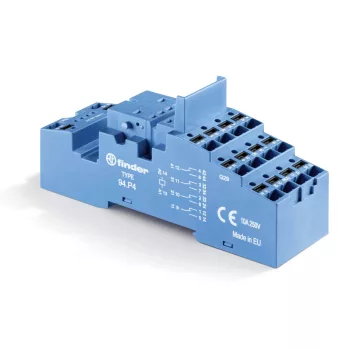 Finder 94.P4 relé foglalat push in csatlakozás 10 A - 250 V 94-es sorozat