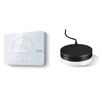 Finder 1C.B1.9.005.0007POA BLISS2 intelligens szobatermosztát fehér GATEWAY-jel