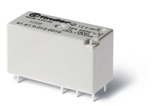 Finder 41.61.9.024.0000 alacsony printrelé 16 A 1 váltóérintkező 24 V DC AgNi