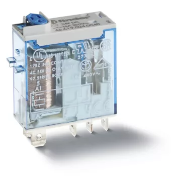 Finder 46.61.9.012.4040 miniatűr ipari relé 16 A 1 váltóérintkező 12 V DC AgSnO2