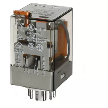 Finder 60.13.8.012.0040 ipari relé 10 A 3 váltóérintkező 12 V AC AgNi